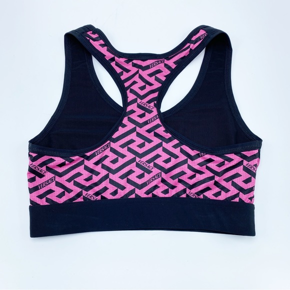 NEW Versace Size 2/ US Small Greca Signature Accent Sports Bra - Picture 2 of 6